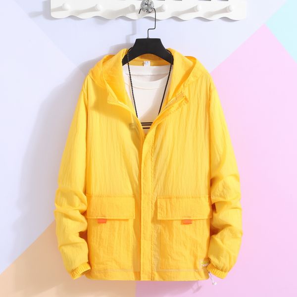 outdoor sun protection clothing men large size couple models sunscreen jacket women summer sports fashion hooded jacket, Black;brown